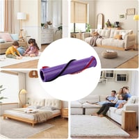 ZONJIE Kefehenger Dyson V10 Porszívóhoz - Lila Műanyag Pótdarab Kefe Henger Csere Alkatrész V10 Modellhez 5