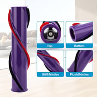 ZONJIE Kefehenger Dyson V8 Porszívóhoz - Lila Műanyag Pótdarab Kefefej Csere Alkatrész V8 Modellekhez 3