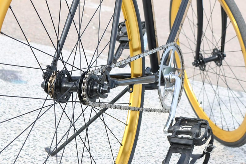 zonkie Kerékpárlánc Egyirányú 1/2 x 1/8 122 Szem Fixie BMX
