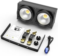 ZonQoonz 200W COB LED Par Reflektor Hideg Meleg Fehér Fényeffekt Stroboszkóp Színpad Disco Esküvő Buli Világítás 7