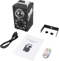 ZonQoonz 700W Ködgép LED Disco Golyóval, Távirányítós Füstgép Halloween Dekoráció Bulikhoz és Színpadi Előadásokhoz 5