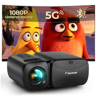 ZOOMCAT Mini WiFi Bluetooth projektor - 1080P Full HD, 9000 lumen, 250", 4K támogatás 2