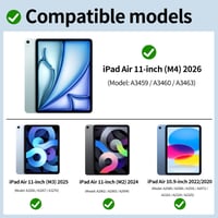 Magnetické puzdro ZOPSGYU pre iPad Air 11" M4/M3/M2 (2026/2025/2024) a Air 5/4. gen. 10,9" – čierne 3