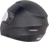 Zorax ZOR-819 Matt Fekete Motorkerékpár Bukósisak L (59-60cm) - ECE 2206 Tanúsítvánnyal, Szivárvány Plexivel, Szellőző Rendszerrel, Kivehető 6