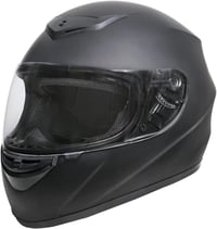 Zorax ZOR-819 Matt Fekete Motorkerékpár Bukósisak L (59-60cm) - ECE 2206 Tanúsítvánnyal, Szivárvány Plexivel, Szellőző Rendszerrel, Kivehető 5