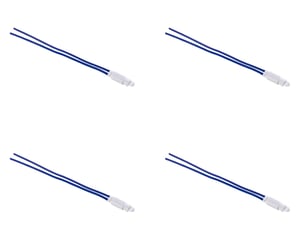 ZOREI LED kontrolna tipka svjetla kompatibilna s Bticino Living/Matix - plava - 4 kom.