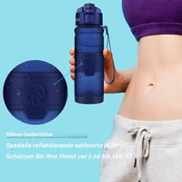 Športová fľaša ZORRI, bez obsahu BPA – tmavomodrá – 500 ml 8