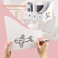 Suport pentru documente din hârtie Kraft Zosenyer, 10 bucăți, organizator din carton pentru reviste, alb, cutie pentru organizarea documentelor și cărților de birou cu etichete, set de 10 compartimente de depozitare 6
