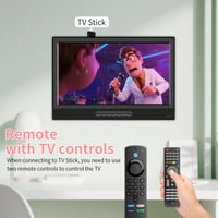 20-palcový TV ZOSHING s digitálnym T2 tunerom, prenosný televízor 12V/230V s konektormi HDMI/USB/RCA, do spálne a karavanu, Full View 8