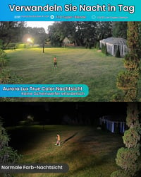Vonkajšia PoE IP bezpečnostná kamera ZOSI C186 3K AuroraLux s nočným videním, technológiou AI-IPS, clonou F1.0, 1/1.79" obrazovým snímačom, obojsmerným zvukom a cloudovým úložiskom 3