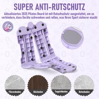 Zosudull 6 az 1-ben Pilates Reformer Készlet Otthoni Edzéshez Ellenállási Szalagokkal - Purple, Einheitsgröße, Functional 4