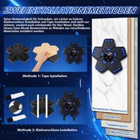 Zosudull Boxă Muzicală cu LED-uri – Echipament de Antrenament Bluetooth Montat pe Perete pentru Copii și Adulți, cu Viteză Reglabilă și Număr de Lovituri 6