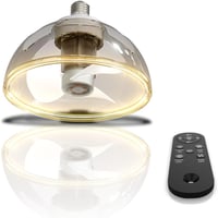 ZOTOYI E27 LED mennyezeti lámpa ventilátor távirányítóval, 1700 lm 1