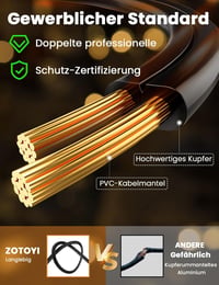 ZOTOYI Vintage LED Fényfüzér 60m, IP65 Vízálló, 100+4 G40 Törhetetlen Izzóval, Beltéri-Kültéri Dekoráció Kerthez, Partikhoz, Teraszra 4