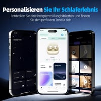 ZOVIMAX Bezdrôtové Bluetooth slúchadlá, slúchadlá na spanie pre ľudí spiacich na boku 2026, Bluetooth 5.4, biely šum, 6 EQ, LED, 40 hodín výdrže batérie, mini slúchadlá do uší na spanie 9