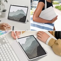 ZOYU puzdro na iPad Pro 11 s držiakom na ceruzku 2022/2021/2020, podpora nabíjania ceruzky Pencil 2, funkcia Auto Sleep/Wake, Smart Folio stojan, sivé 8