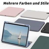 ZOYU puzdro na iPad Pro 11 s držiakom na ceruzku 2022/2021/2020, podpora nabíjania ceruzky Pencil 2, funkcia Auto Sleep/Wake, Smart Folio stojan, sivé 6