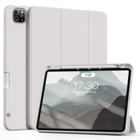 ZOYU puzdro na iPad Pro 11 s držiakom na ceruzku 2022/2021/2020, podpora nabíjania ceruzky Pencil 2, funkcia Auto Sleep/Wake, Smart Folio stojan, sivé 1