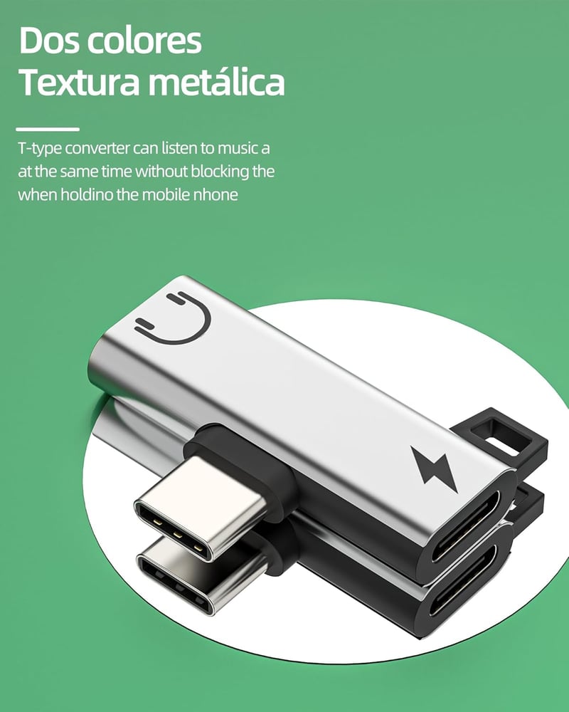 zoyuzan USB-C Jack adapter 2in1 DAC kábel iPhone 15 Pro Max iPad Mini 6 Samsung