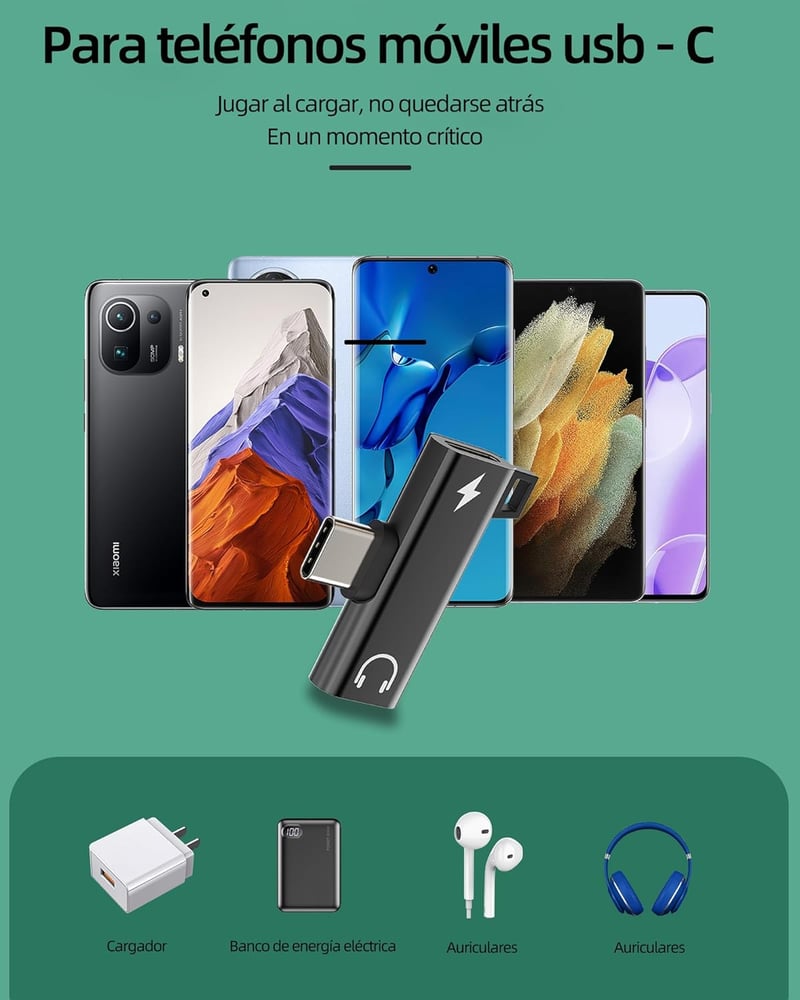 zoyuzan USB-C Jack adapter 2in1 DAC kábel iPhone 15 Pro Max iPad Mini 6 Samsung