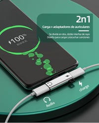 zoyuzan USB-C Jack adapter 2in1 DAC kábel iPhone 15 Pro Max iPad Mini 6 Samsung 2