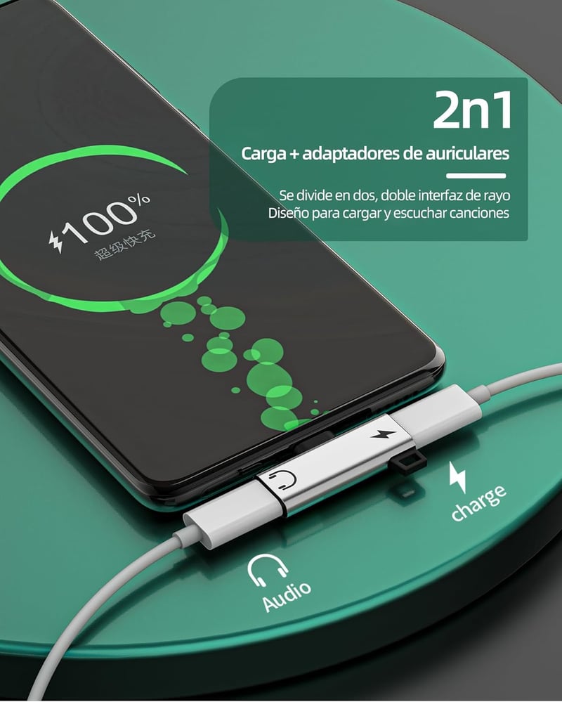 zoyuzan USB-C Jack adapter 2in1 DAC kábel iPhone 15 Pro Max iPad Mini 6 Samsung