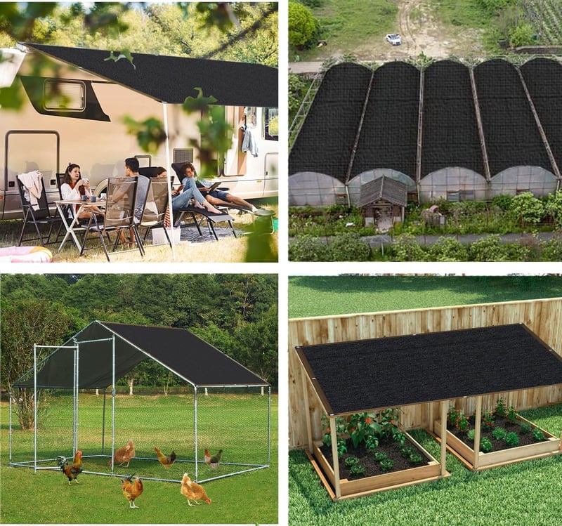 ZOZIJIU árnyékolóháló szellőző szövet szemes kert napvédelem pergola