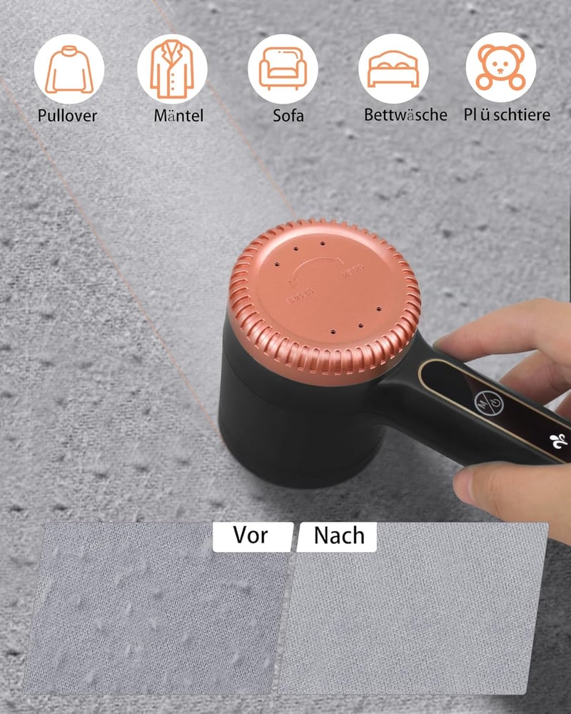 Zpincsipo Elektromos Szöszeltávolító 1200 mAh USB Töltős 3 Fokozat 6 Pengés Gyapjúbolyh Eltávolító Ruházat Textil