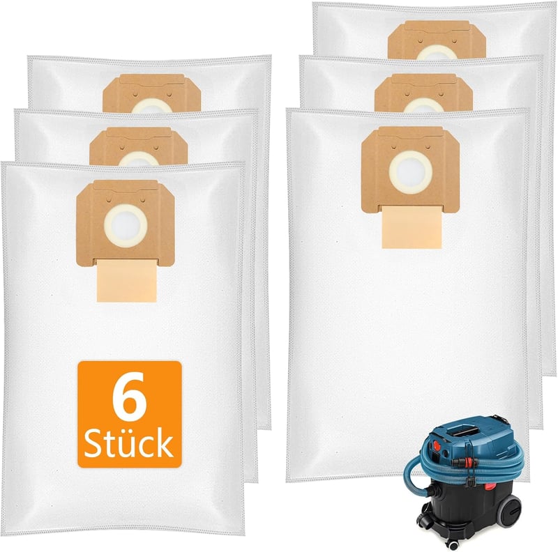 ZQZiQi 6db Bosch GAS 35 L AFC/SFC+ porszívó zsák szűrő csere