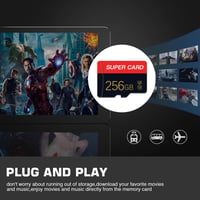 Card de memorie Micro SD ZSFHONG 256 GB, Clasa 10, cu adaptor, pachet de 2 bucăți, pentru smartphone, cameră foto, tabletă 5
