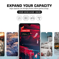 Card de memorie Micro SD ZSFHONG 256 GB, Clasa 10, cu adaptor, pachet de 2 bucăți, pentru smartphone, cameră foto, tabletă 3