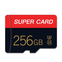 Card de memorie Micro SD ZSFHONG 256 GB, Clasa 10, cu adaptor, pachet de 2 bucăți, pentru smartphone, cameră foto, tabletă 2