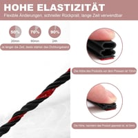 ZSRedHong Fekete Tömítőszalag Öntapadós 10x10mm Ajtó Ablak Gumitömítés 6m 4