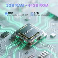 Smartfón ZTE Blade A35e Android, voľný na všetky siete – 2 GB RAM + 64 GB úložisko, striebrosivá, 5000 mAh batéria, 6,52-palcový HD+ displej 5