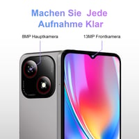 Smartfón ZTE Blade A35e Android, voľný na všetky siete – 2 GB RAM + 64 GB úložisko, striebrosivá, 5000 mAh batéria, 6,52-palcový HD+ displej 6