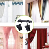 ZTMAKYLH 50 bucăți clipsuri metalice cu cârlige pentru draperii, cleme din oțel inoxidabil pentru decorațiuni de Crăciun, prosoape, fotografii și perdele 8