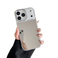 ZTOFERA kryt na iPhone 17 Pro, zrkadlovo krištáľovo čistý, TPU+PC, kompletná ochrana fotoaparátu, nárazuvzdorný – priehľadný 1
