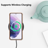 Puzdro ZTOFERA pre Samsung Galaxy S22 Plus 5G so srdiečkovým vzorom, zlatým okrajom – čierne 5