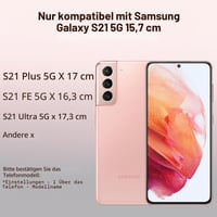ZTOFERA Silikónový kryt so vzorom srdiečok pre Samsung Galaxy S21 5G (6,2"), so zlatým rámom, nárazuvzdorný, ružovo-červený 2