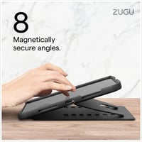 ZUGU CASE iPad Air 11 (M4/M3/M2) & Air 5/4 10.9" tok, 8 állású mágneses állvány - fekete 4