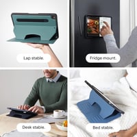 ZUGU CASE iPad Air 11 (M4/M3/M2) & Air 5/4 10.9" tok, 8 állású mágneses állvány - fekete 5
