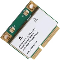 Zunate AX210HMW Hármas Sávú WiFi 6E Hálózati Kártya 5374M - PCIe Gigabit Adapter Bluetooth 5.2 Támogatással, 2.4/5/6 GHz Kompatibilitás Wind 9