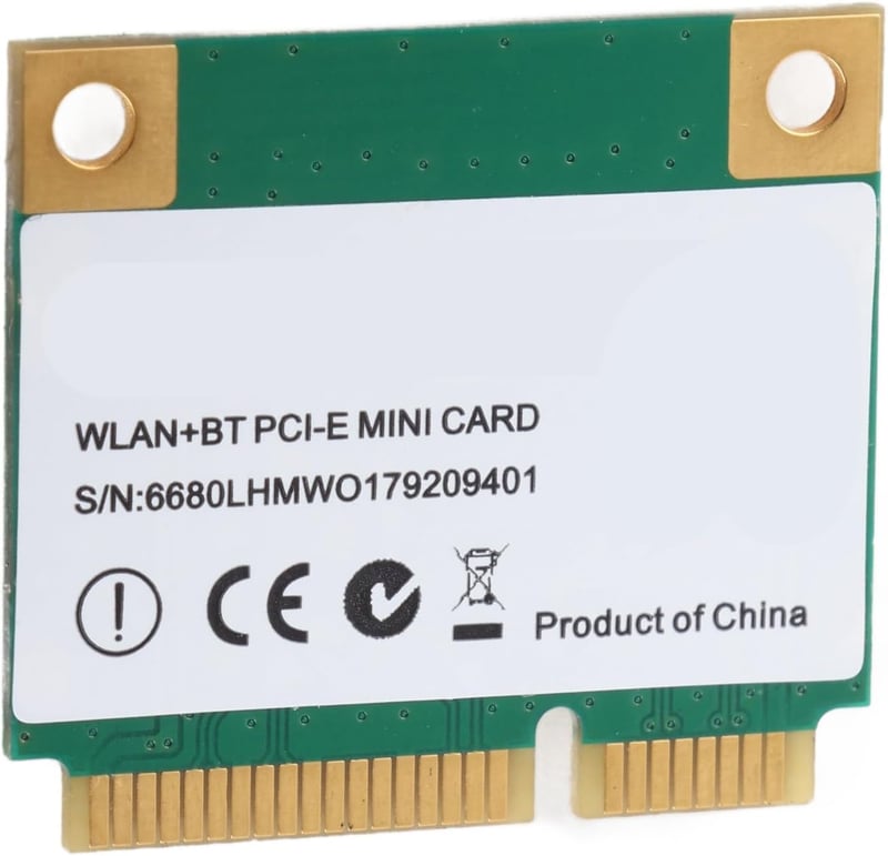 Zunate AX210HMW Hármas Sávú WiFi 6E Hálózati Kártya 5374M - PCIe Gigabit Adapter Bluetooth 5.2 Támogatással, 2.4/5/6 GHz Kompatibilitás Wind