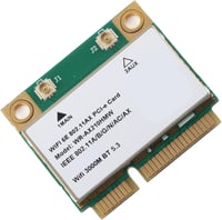 Zunate AX210HMW Hármas Sávú WiFi 6E Hálózati Kártya 5374M - PCIe Gigabit Adapter Bluetooth 5.2 Támogatással, 2.4/5/6 GHz Kompatibilitás Wind 7