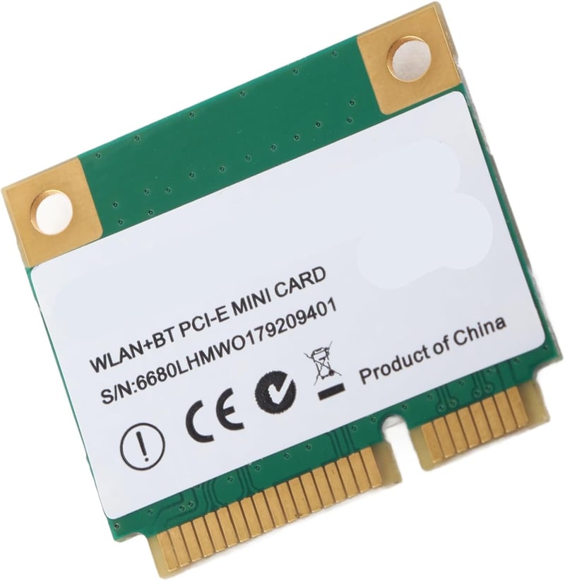 Zunate AX210HMW Hármas Sávú WiFi 6E Hálózati Kártya 5374M - PCIe Gigabit Adapter Bluetooth 5.2 Támogatással, 2.4/5/6 GHz Kompatibilitás Wind