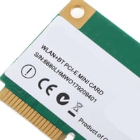 Zunate AX210HMW Hármas Sávú WiFi 6E Hálózati Kártya 5374M - PCIe Gigabit Adapter Bluetooth 5.2 Támogatással, 2.4/5/6 GHz Kompatibilitás Wind 6