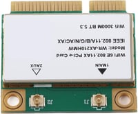 Zunate AX210HMW Hármas Sávú WiFi 6E Hálózati Kártya 5374M - PCIe Gigabit Adapter Bluetooth 5.2 Támogatással, 2.4/5/6 GHz Kompatibilitás Wind 5