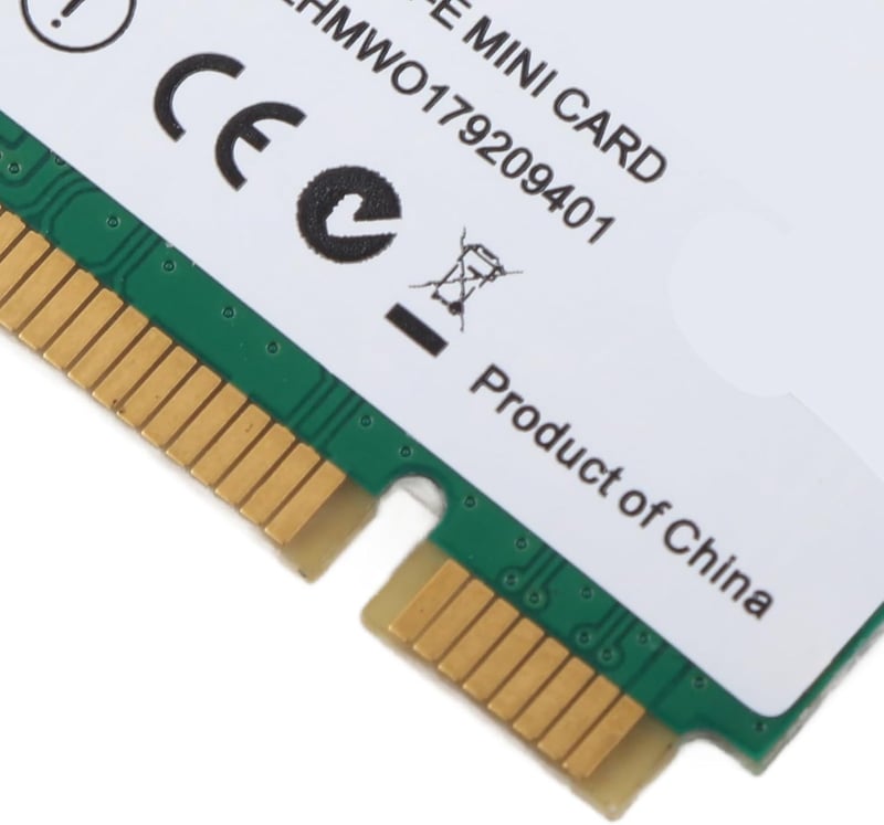 Zunate AX210HMW Hármas Sávú WiFi 6E Hálózati Kártya 5374M - PCIe Gigabit Adapter Bluetooth 5.2 Támogatással, 2.4/5/6 GHz Kompatibilitás Wind