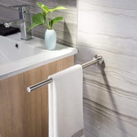 ZUNTO kefélt rozsdamentes acél törülközőtartó fali rúd 40 cm fürdőszobába 2