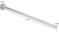 ZUNTO Rozsdamentes acél fali törölközőtartó rúd 40 cm fürdőszobába 5